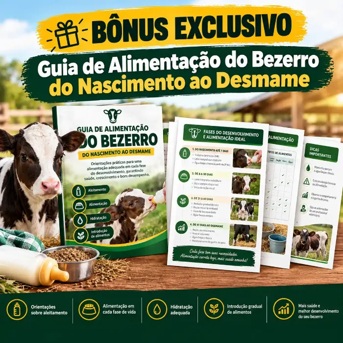 Guia de Alimentação do Bezerro do Nascimento ao Desmame