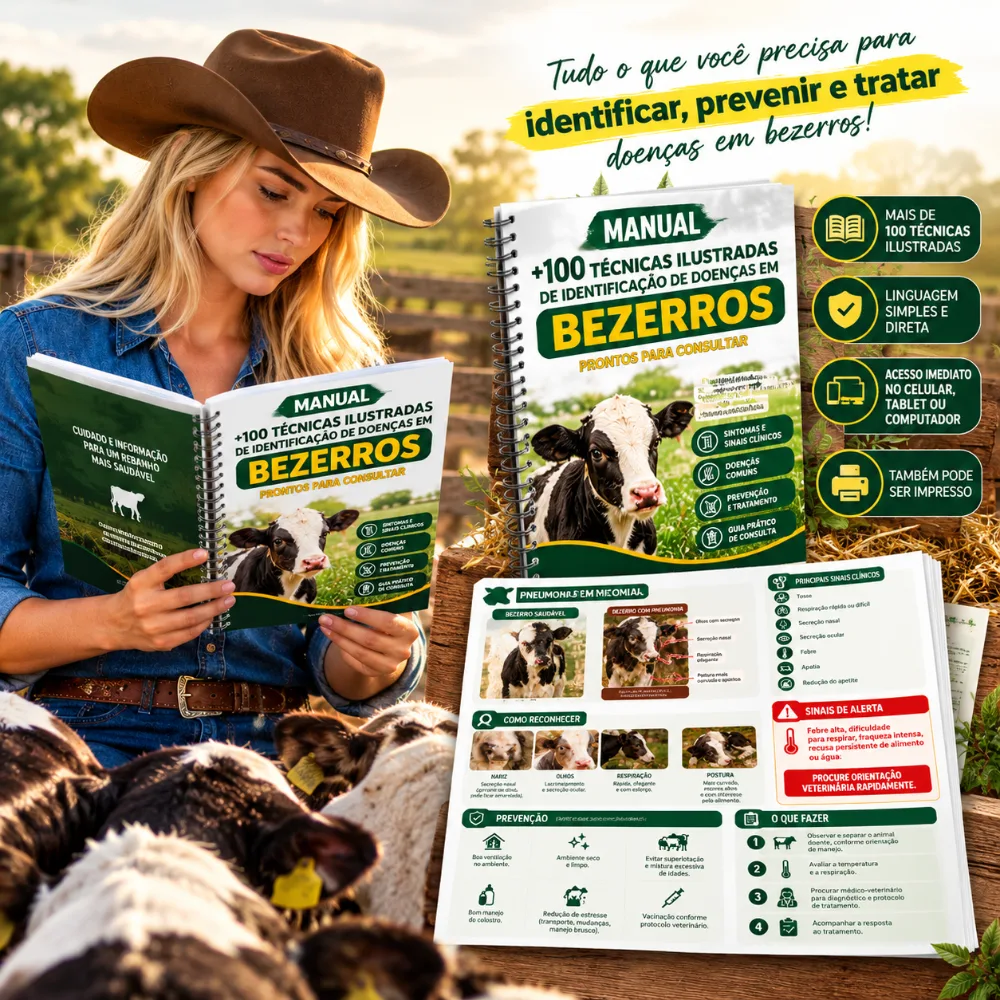 Manual ilustrado de identificação de doenças em bezerros